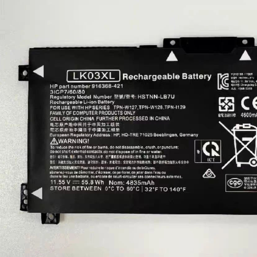 Genuine LK03XL Battery for Envy x360 15m-cn0012dx 15m-cn0011dx 15m-bq021dx OEM