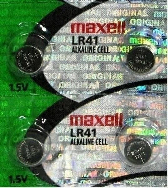 maxell Lr41 alkaline 1.5v battery watch/electronics 2 pack