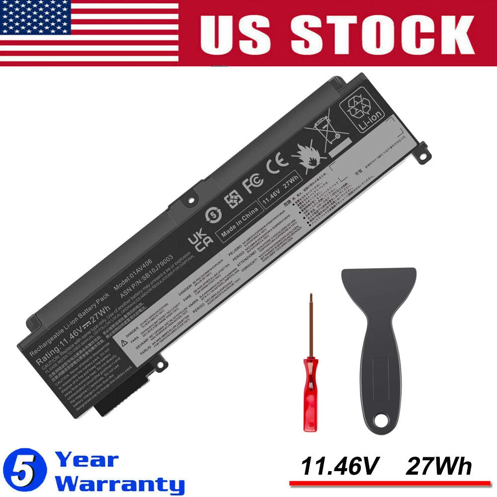 01AV405 01AV406 Battery for Lenovo ThinkPad T470s T460s 00HW025 00HW024 01AV462