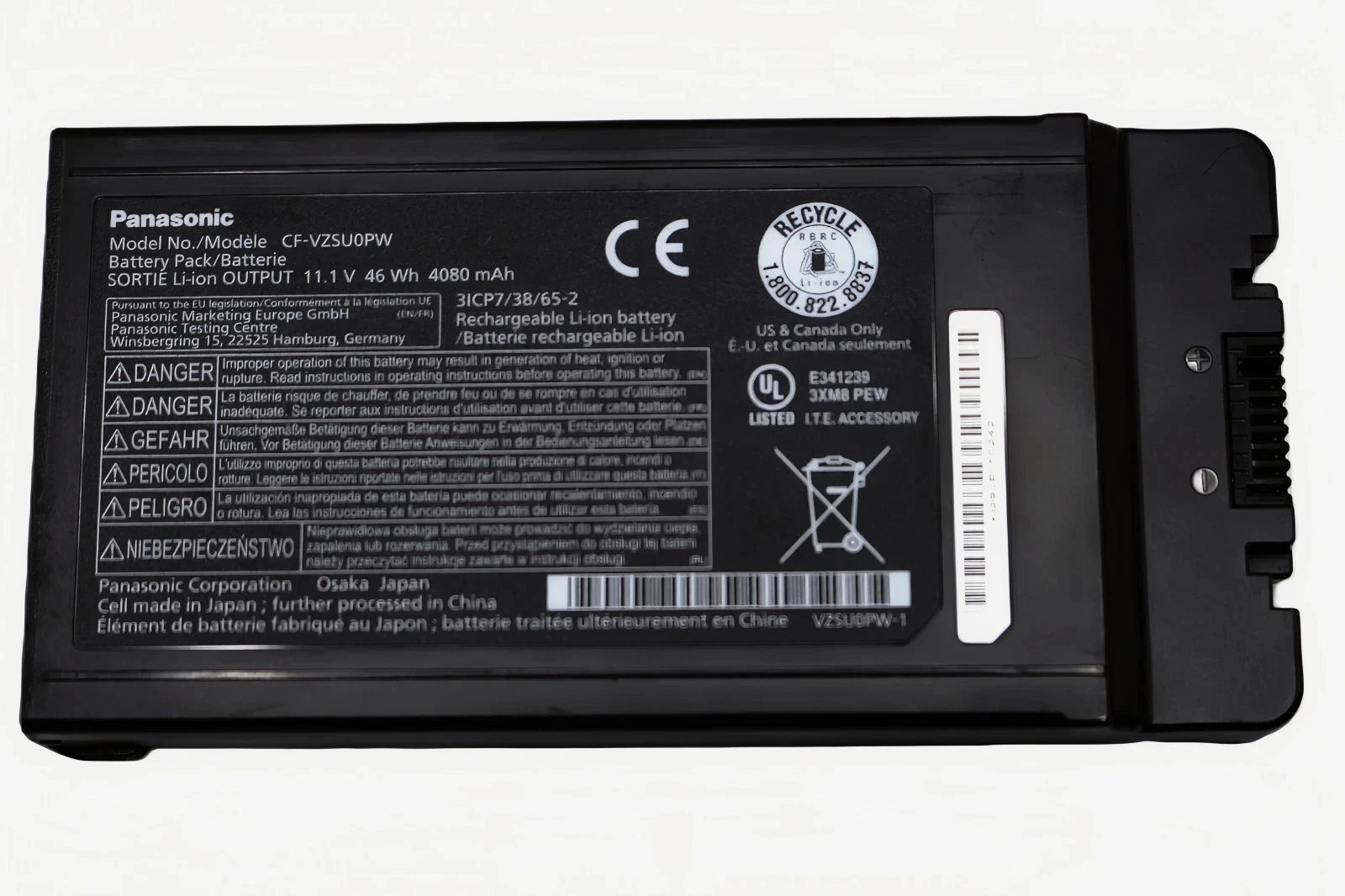 Genuine CF-VZSU0PW Battery For Panasonic Toughbook CF54 CF-54 Mk1 Mk2 Mk3 Series