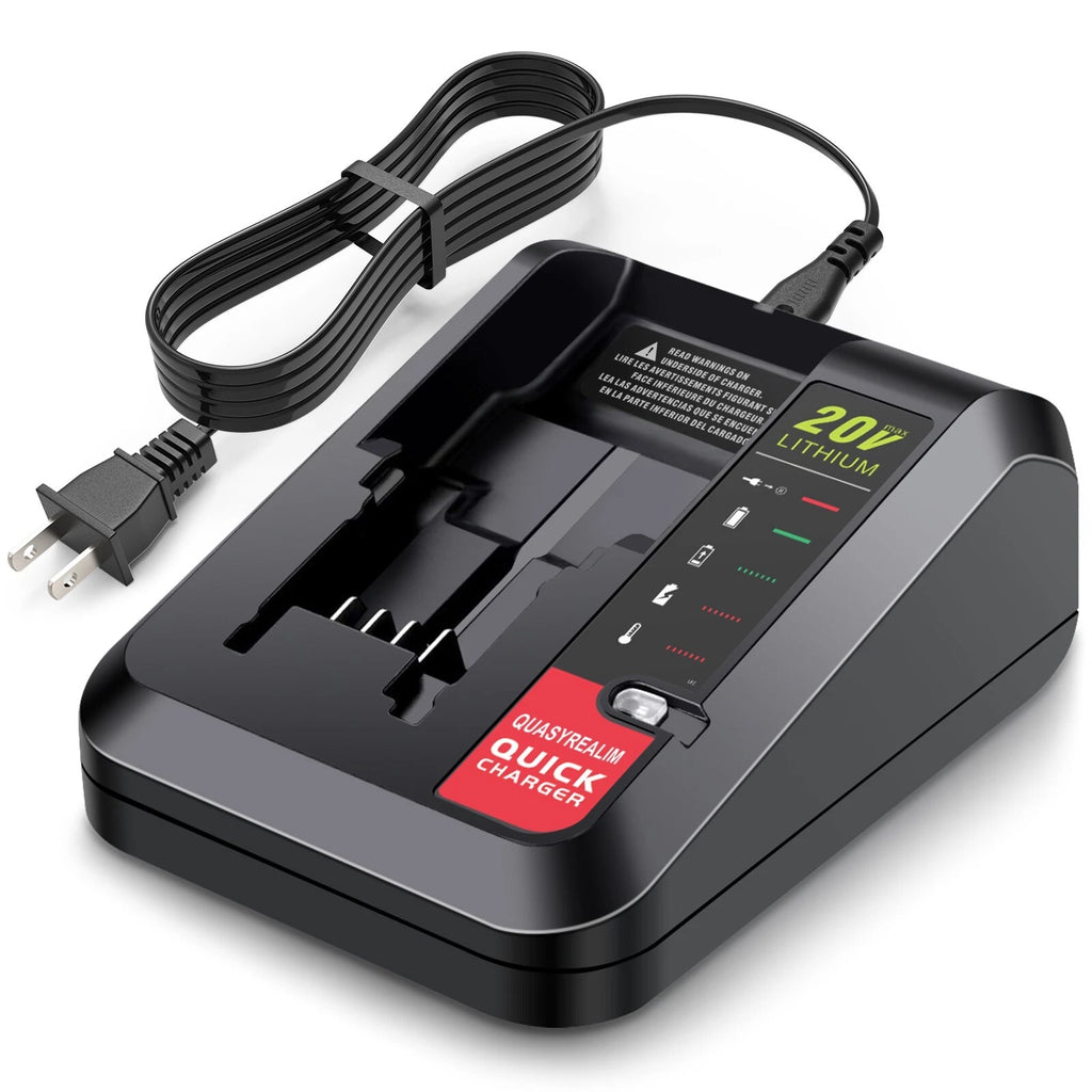 QUASYREALIM Charger for Porter-Cable 20V Lithium Battery