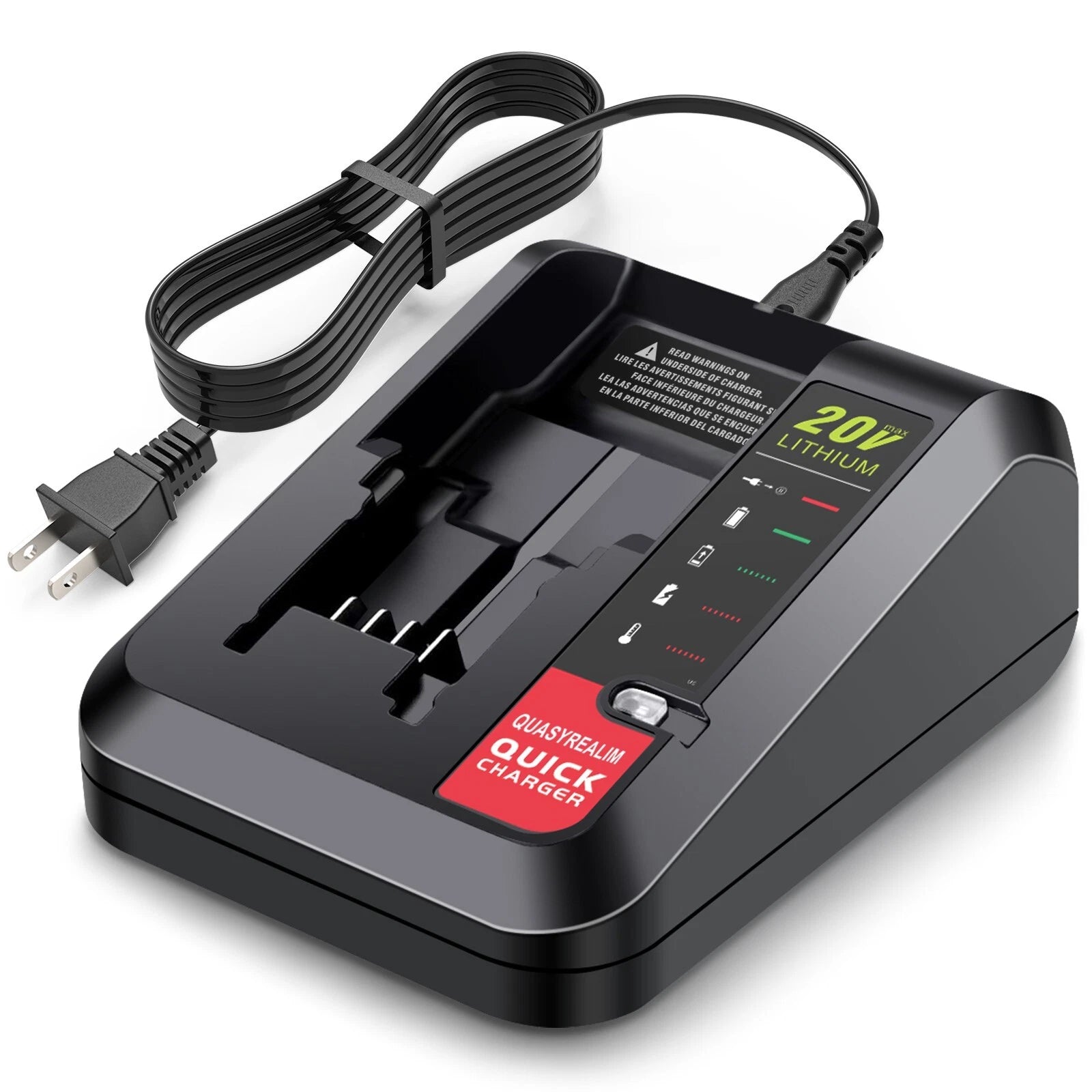 QUASYREALIM Charger for Porter-Cable 20V Lithium Battery