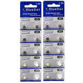 20 Pk AG4 L626 GP7 LR626 377 376 G4A LR66 BlueDot Alkaline Button Cell Battery
