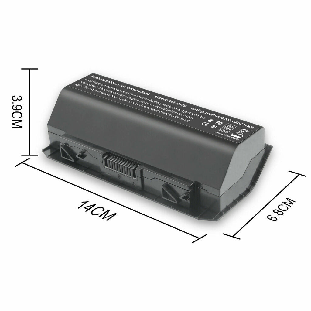 A42-G750 Battery for ASUS ROG G750 G750J G750JM G750JW G750JX 0B110-00200000M