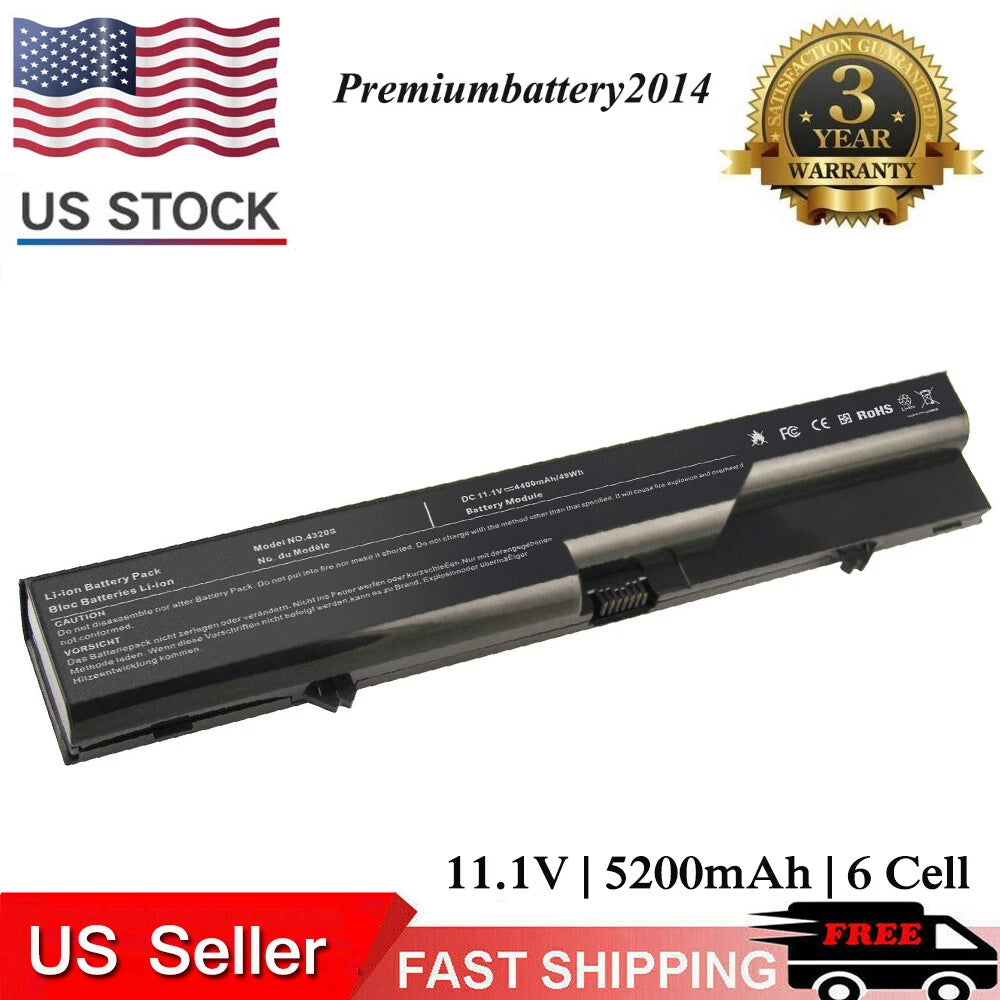 5200mAh Battery for HP 420 421 620 625 ProBook 4320s 4520s 4525s PH06 HSTNN-W80C