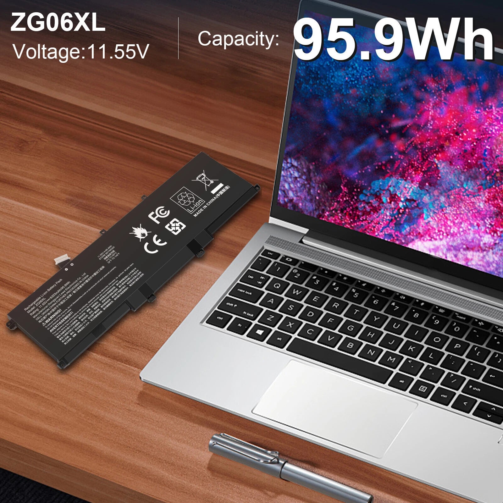 ??ZG06XL BATTERY FOR HP ELITEBOOK 1050 G1 Series ZBOOK STUDIO X360 G5 L07045-855