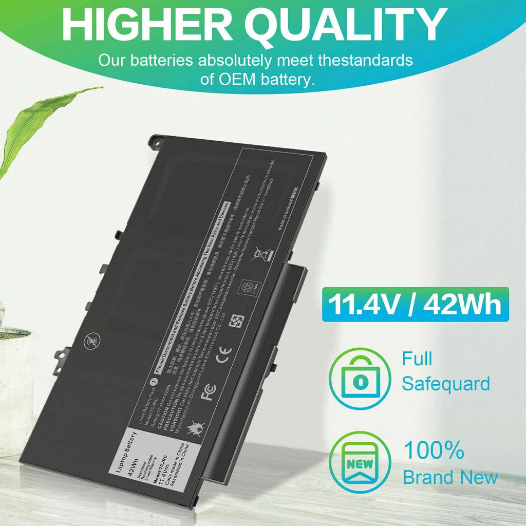 7CJRC Laptop Battery for Dell Latitude 7470 7270 E7470 E7270 KNM09 TX283 21X15