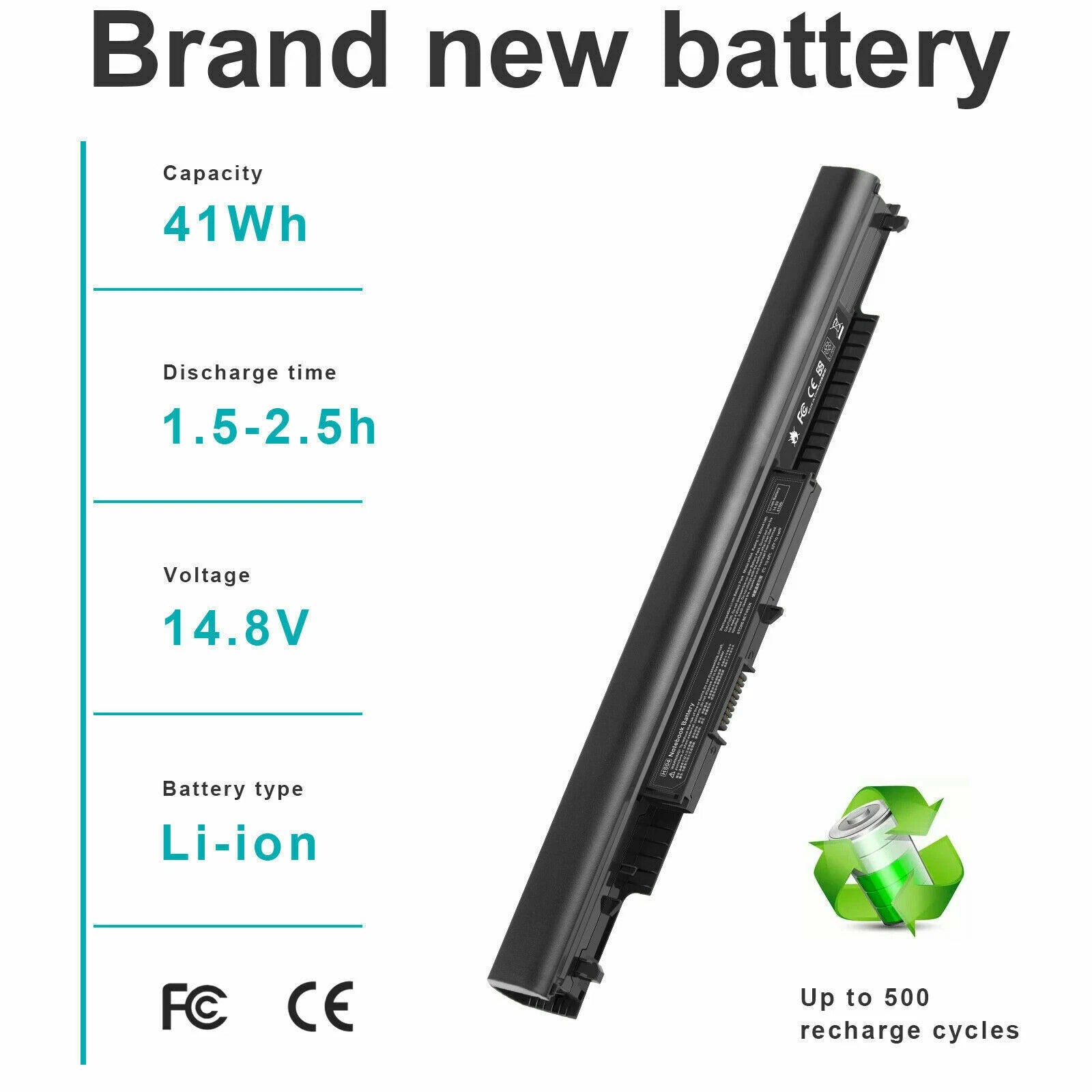 HS03 HS04 Battery For HP Spare 807957-001 807956-001 807612-421 807611-421