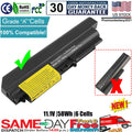6 Cell Battery for IBM Lenovo ThinkPad T400 R400 7443 R61 T61 R61e 42T5262