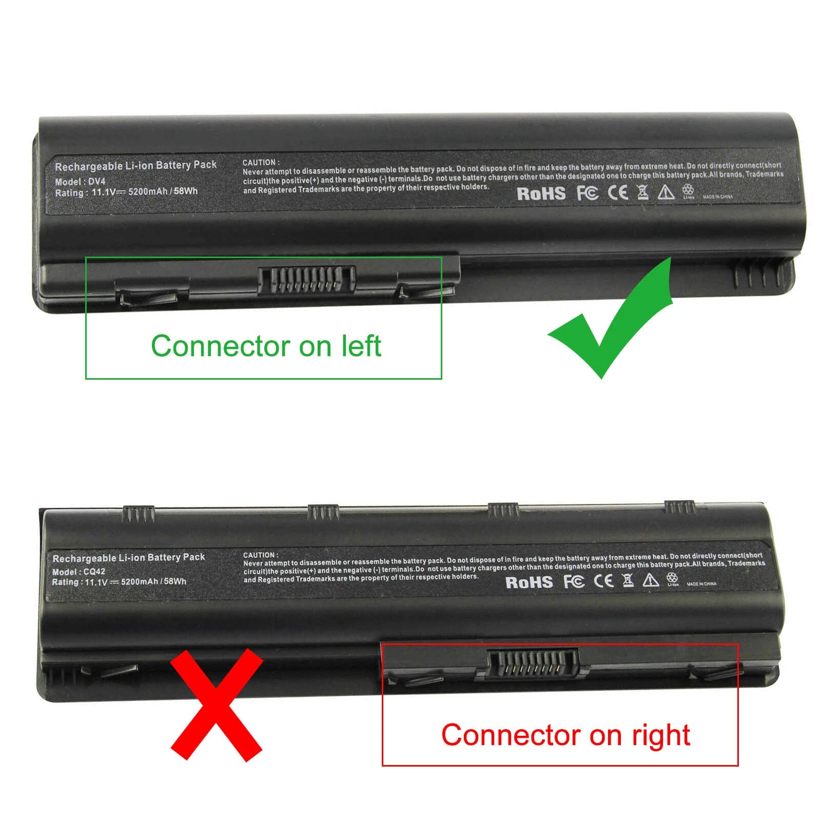 6Cell Laptop Spare Battery For HP Pavilion DV4 DV5 DV6 dv6-1245dx 484170-001