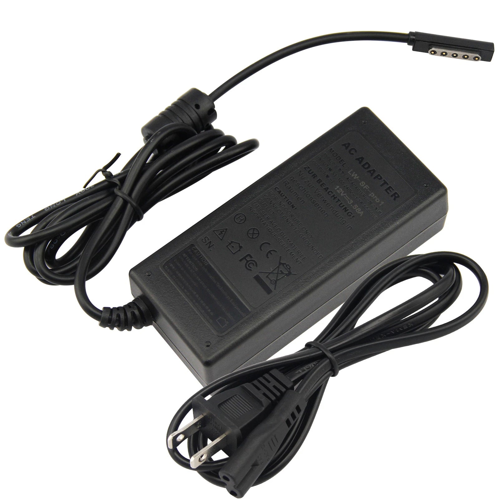 For Microsoft Surface Pro 1&2 1512 1516 RT Charger 12V 3.6A Power Supply Adapter