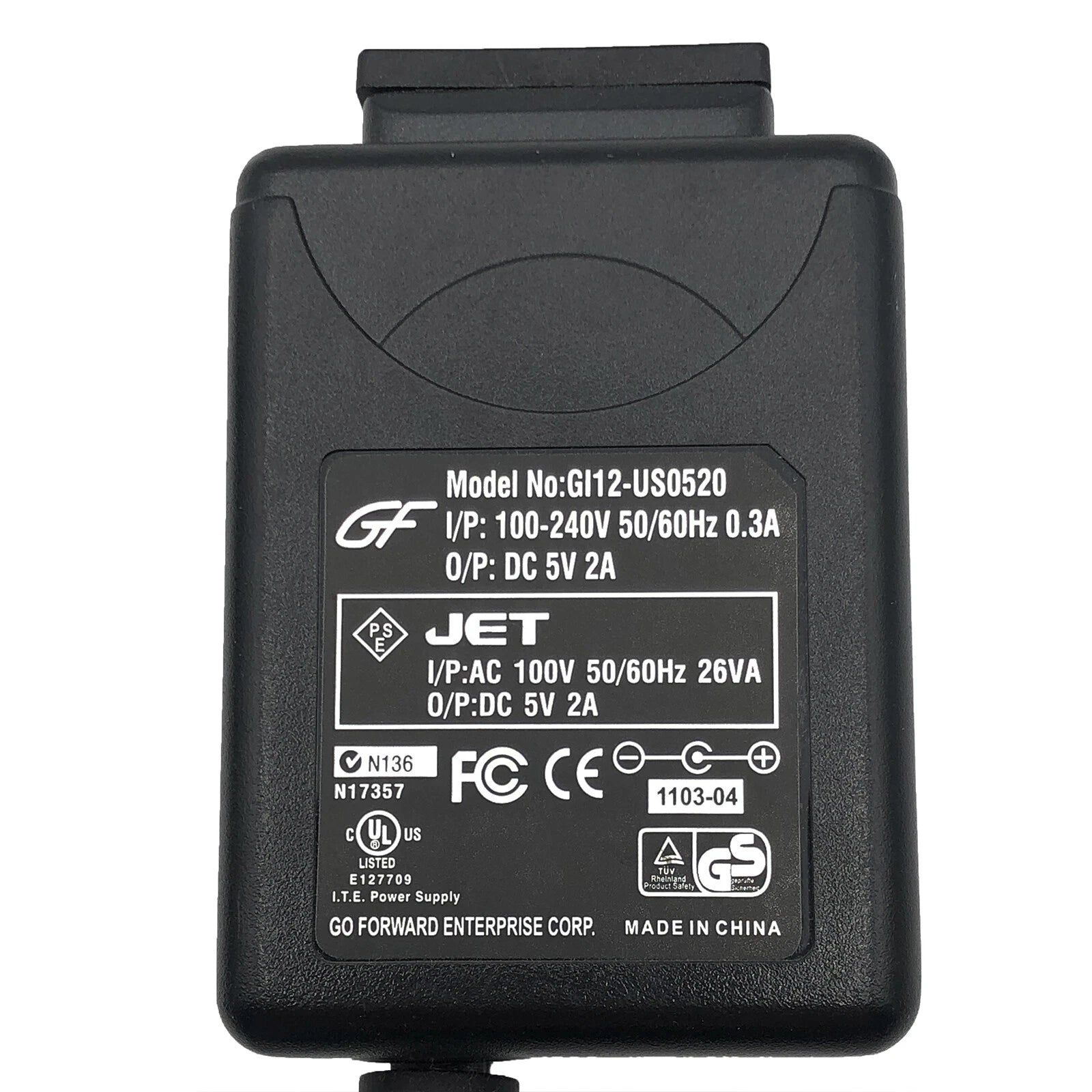 New Genuine GF Power Supply GI12-US0520 AC Adapter 5V 2A