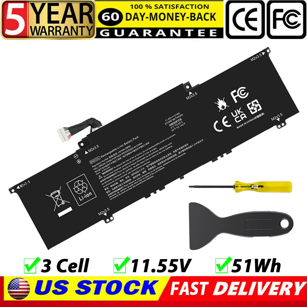 For HP Envy Battery BN03XL 13m-bd0023dx 11.55V 51Wh L77034-005 L76965-271