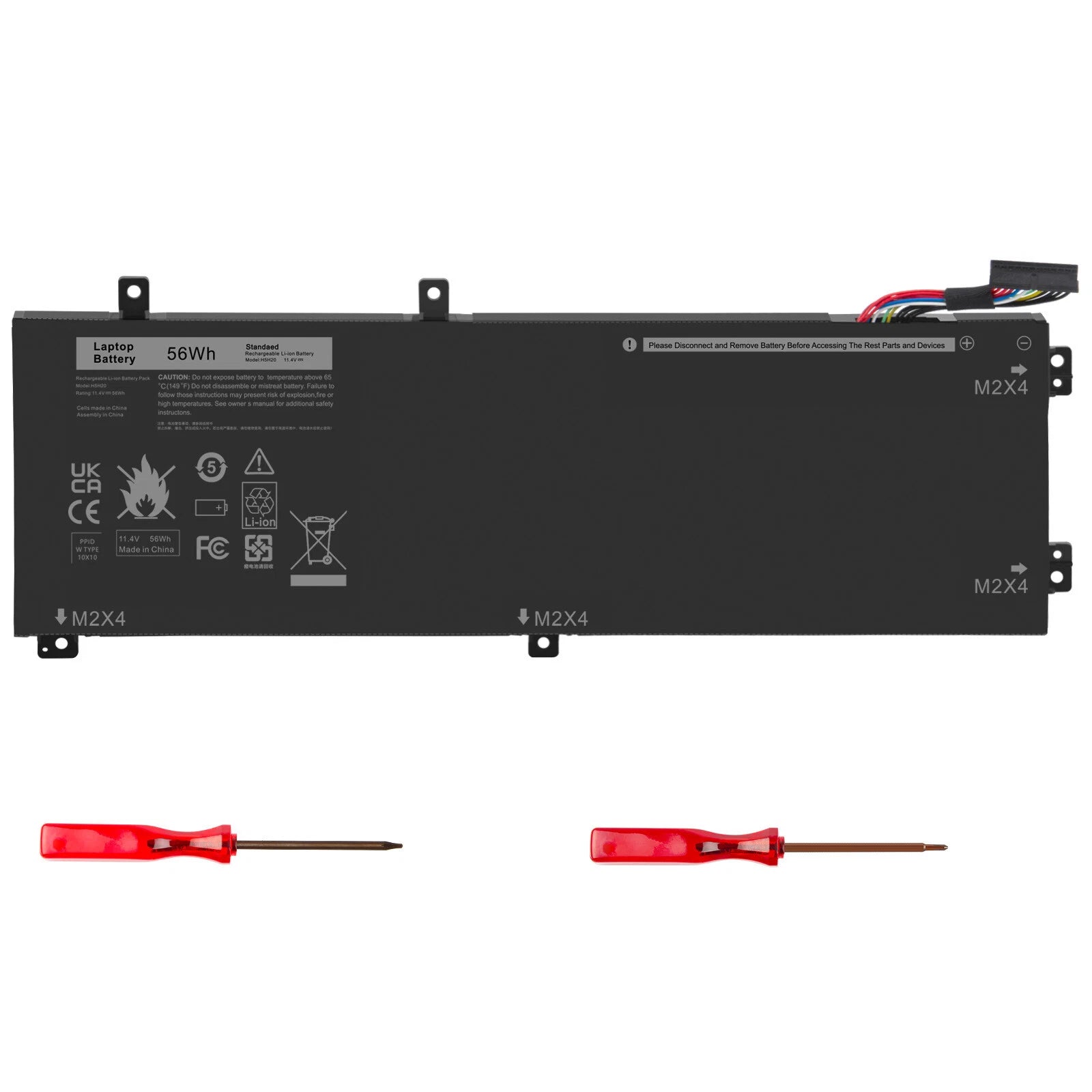 H5H20 Battery For Dell XPS 15 9550 9560 9570 7590 Precision 5510 5530 RRCGW 56Wh