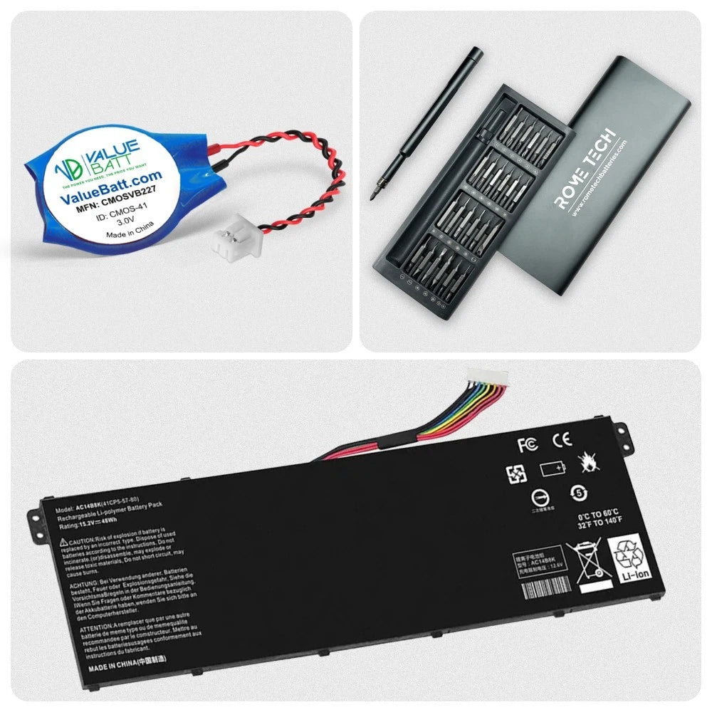 Laptop Battery 42WH Li-ion WDXOR for Dell Inspiron / Latitude Series 11.4V
