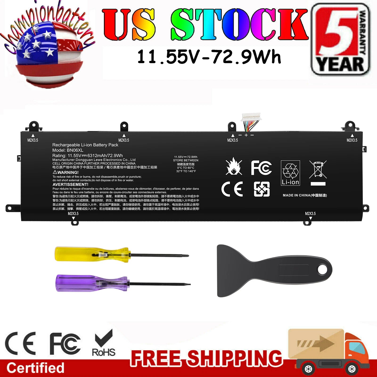 BN06XL Battery For HP Spectre X360 15-EB 15T-EB 15-eb0019TX 15T-eb000 15t-eb100