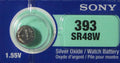 4 Sony Silver Oxide SR48SW SR48W SR48 1.55V Watch Battery