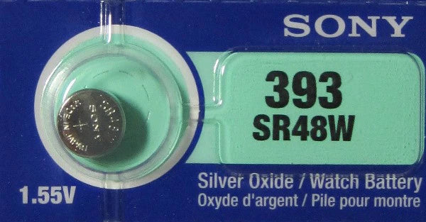 4 Sony Silver Oxide SR48SW SR48W SR48 1.55V Watch Battery