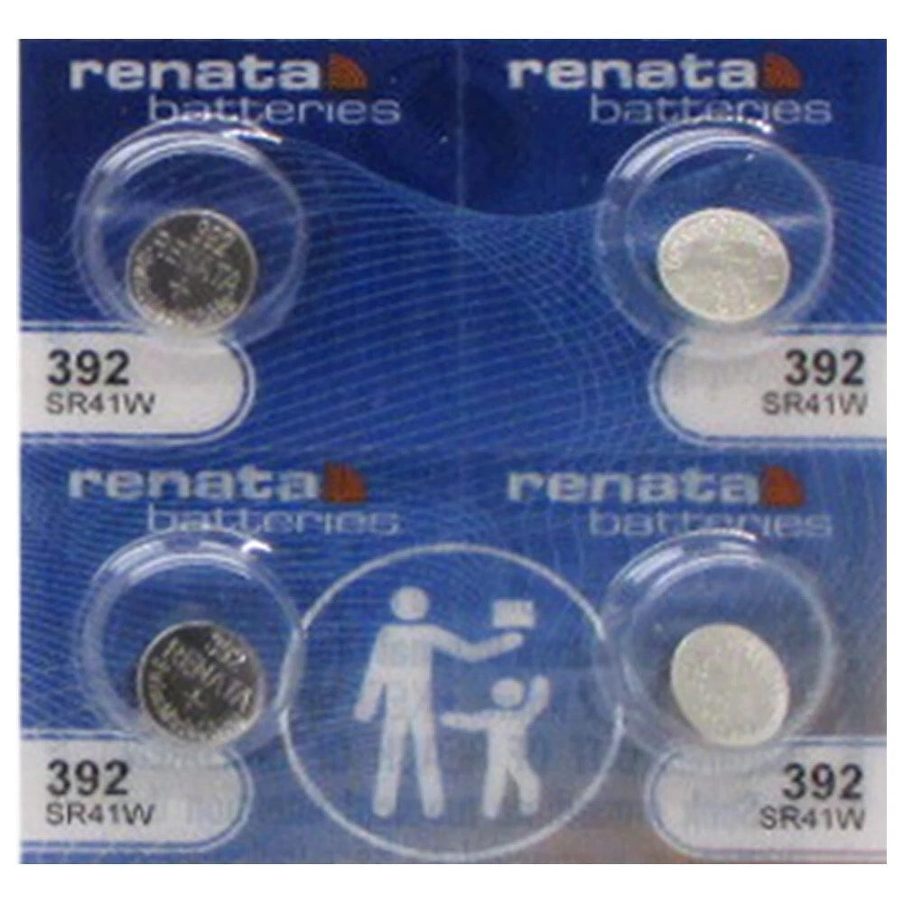 4 Renata 392 Watch and Calculator Batteries