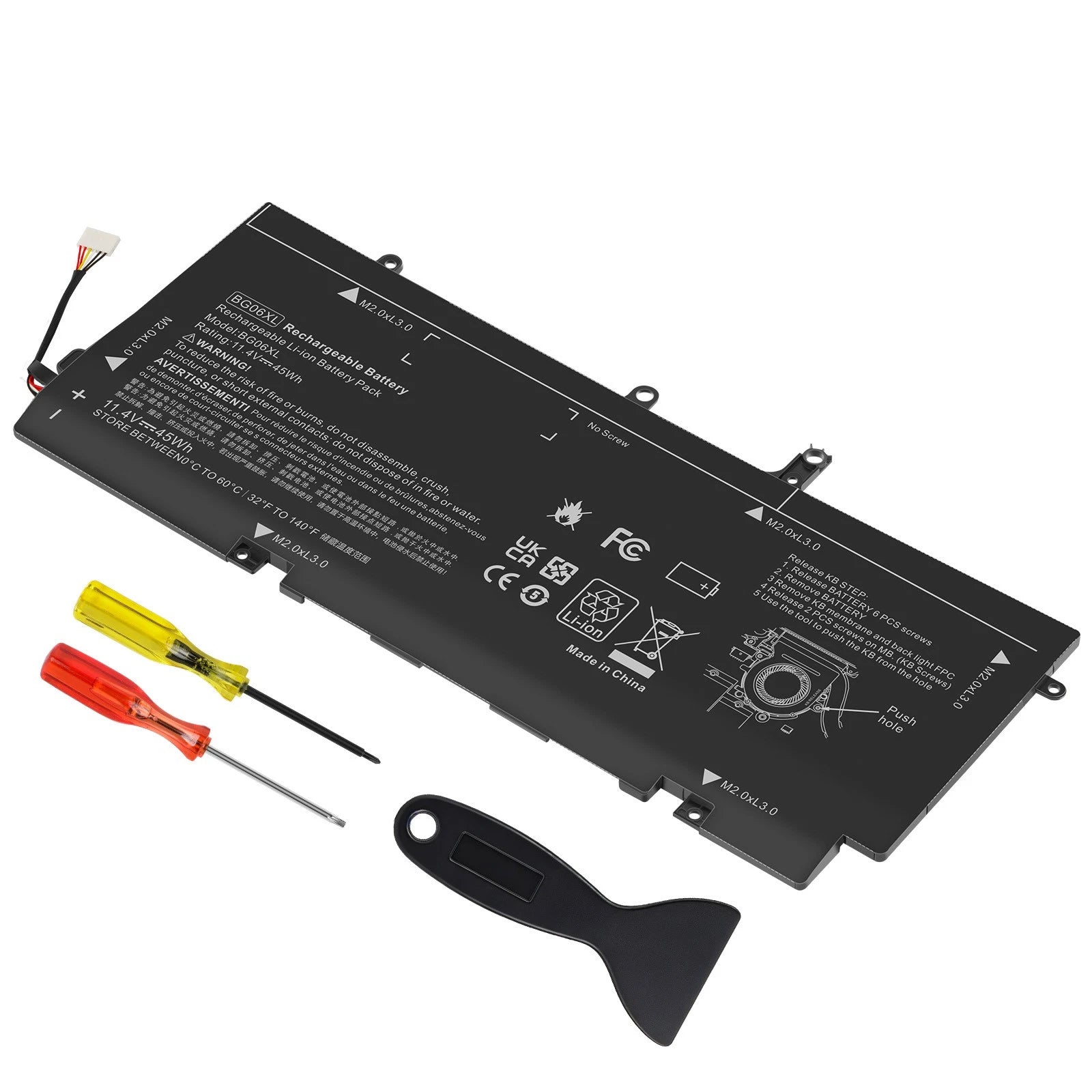 BG06XL Battery For HP EliteBook 1040 G3 804175-1B1 804175-1C1 804175-181 45WH US