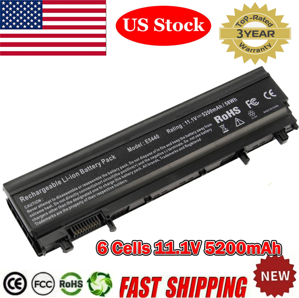 For Dell Latitude E5440 E5540 Laptop Battery Type VV0NF NVWGM N5YH9 6 Cell