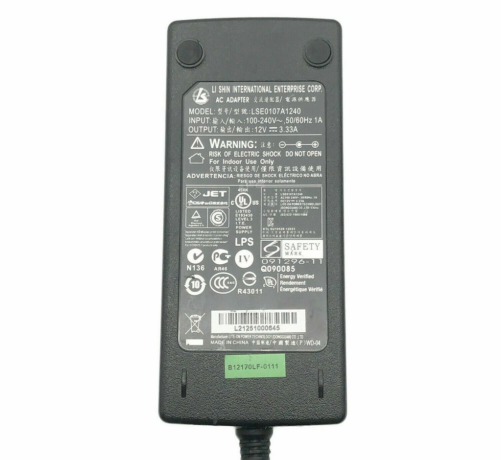 NEW Genuine AC Power Adapter 12V 3.33A For ViewSonic VA550 VA720 VE700