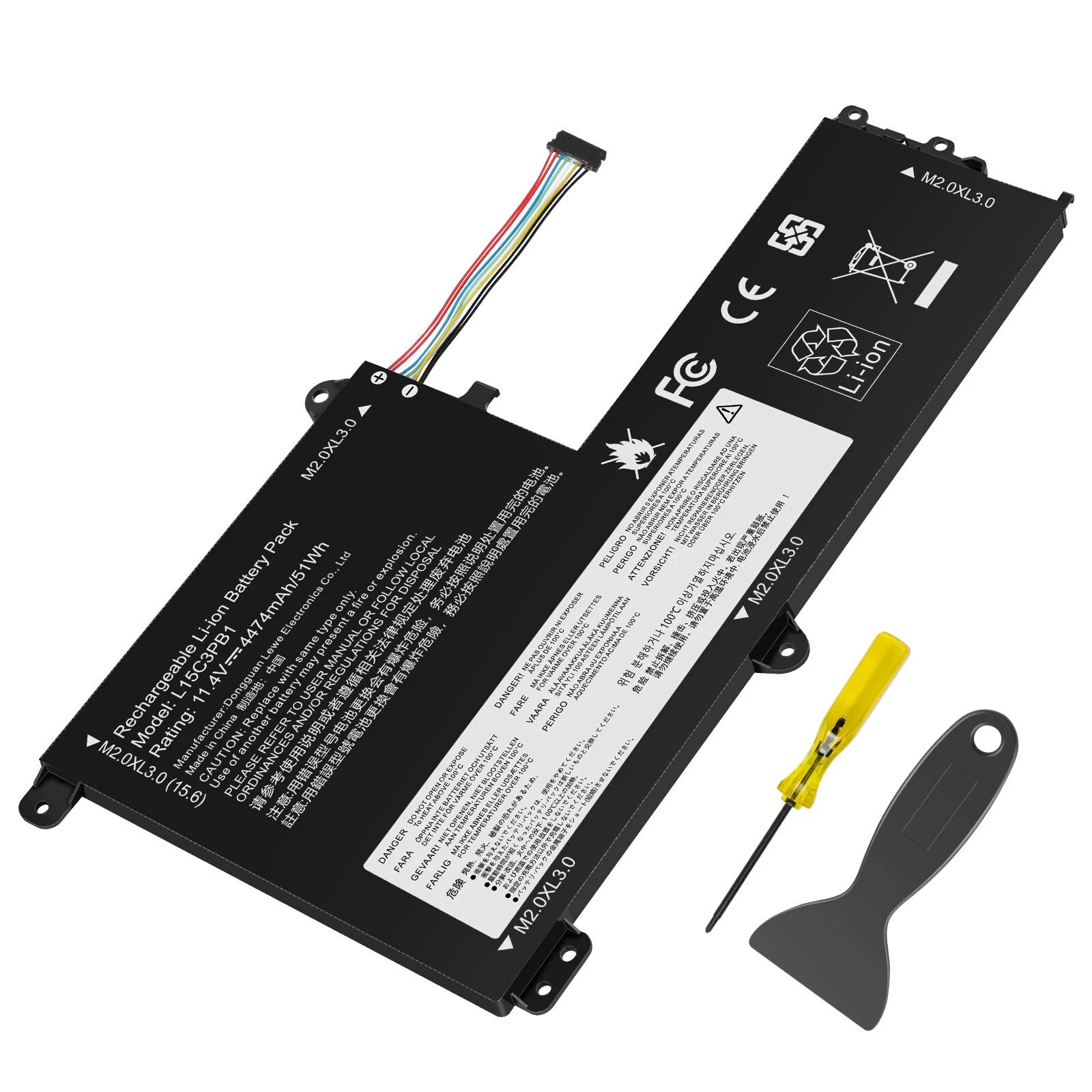 L15C3PB1 L15L3PB0 L15M3PB0 Battery For Lenovo IdeaPad 320S-15IKB Flex 4-1470