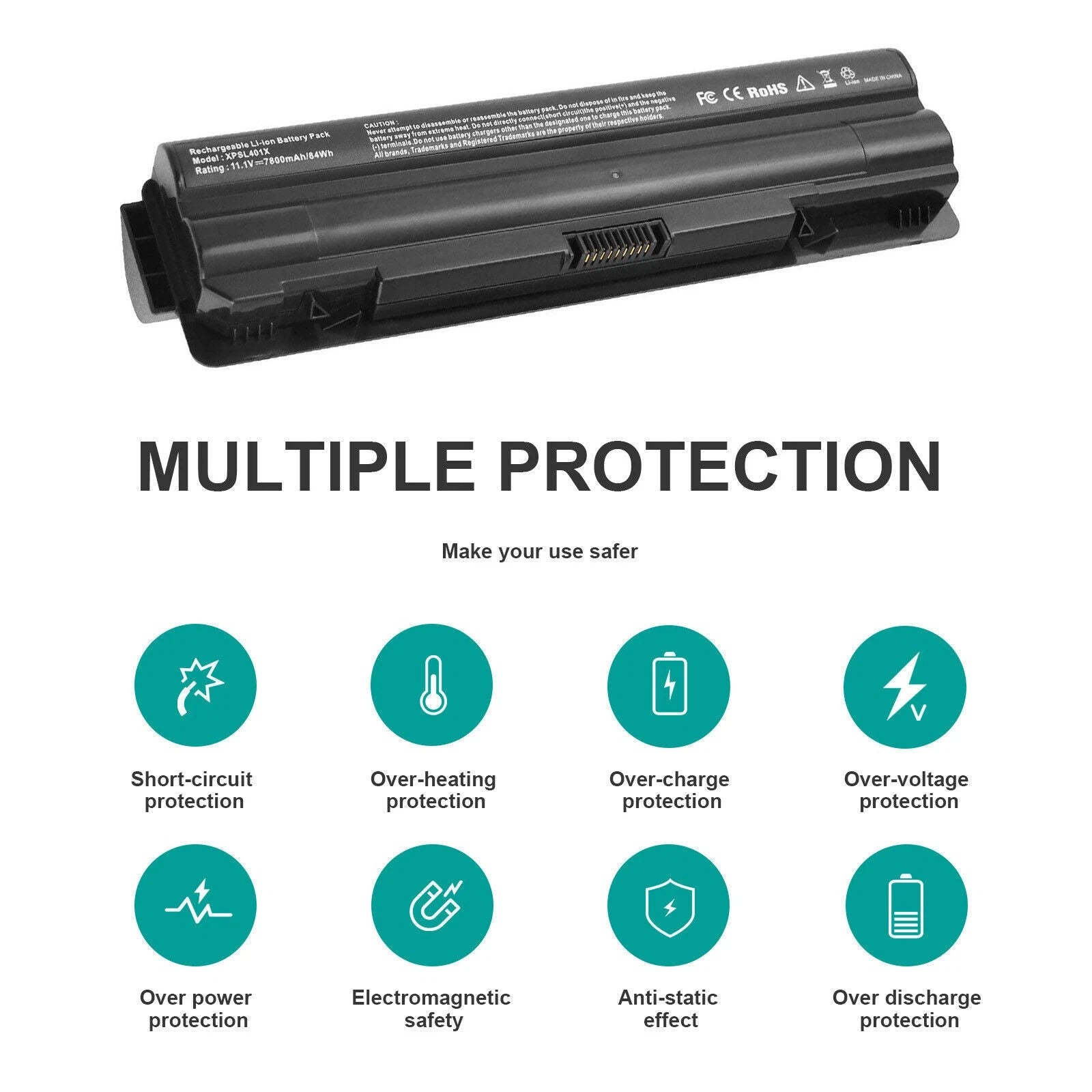 6/9Cells Battery For Dell XPS L401X L501X L502X L701X L702X Type JWPHF R795X