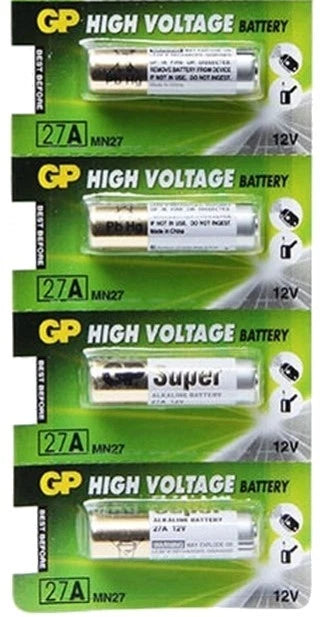 GP27A Battery - 12V Alkaline Battery (GP A27) x 4