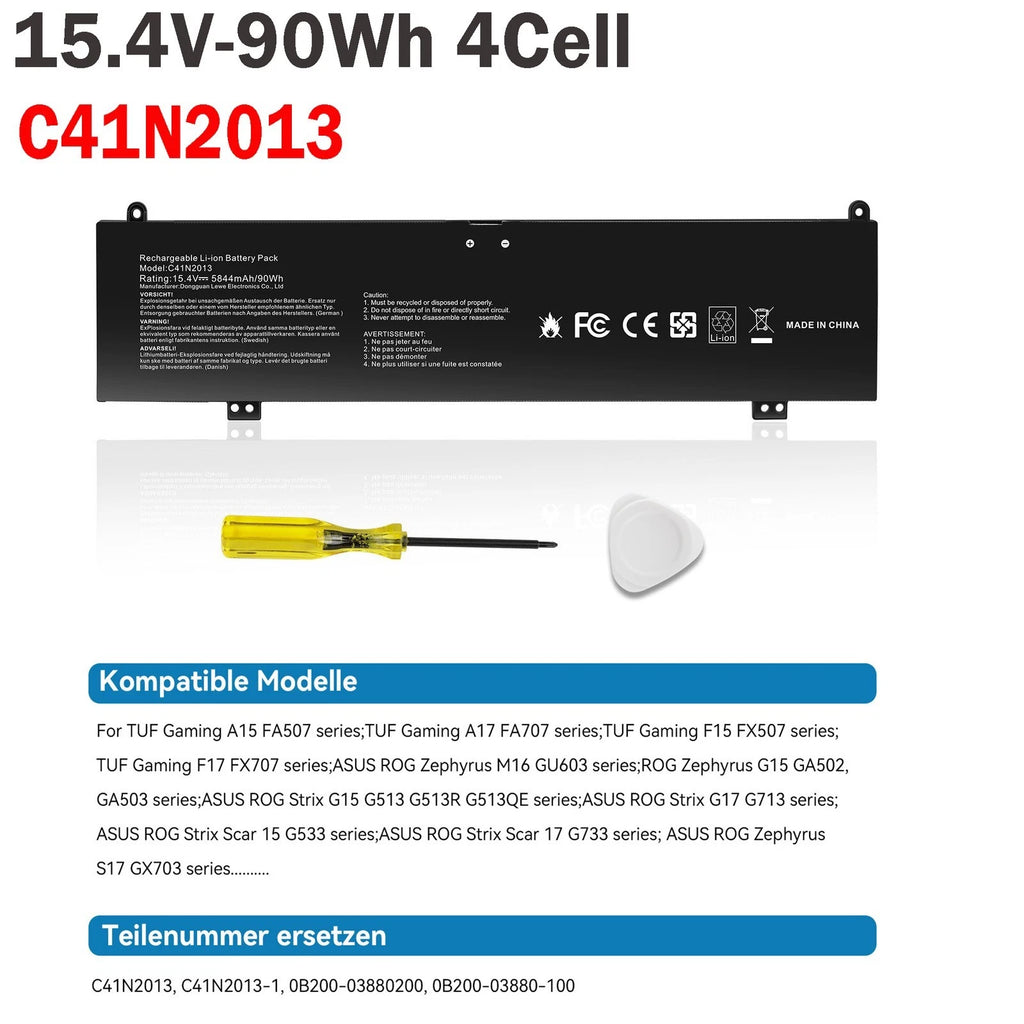 ?Battery C41N2013 For Asus ROG Zephyrus M16 GU603 S17 GX703 G15 GA503 C41N2013-1