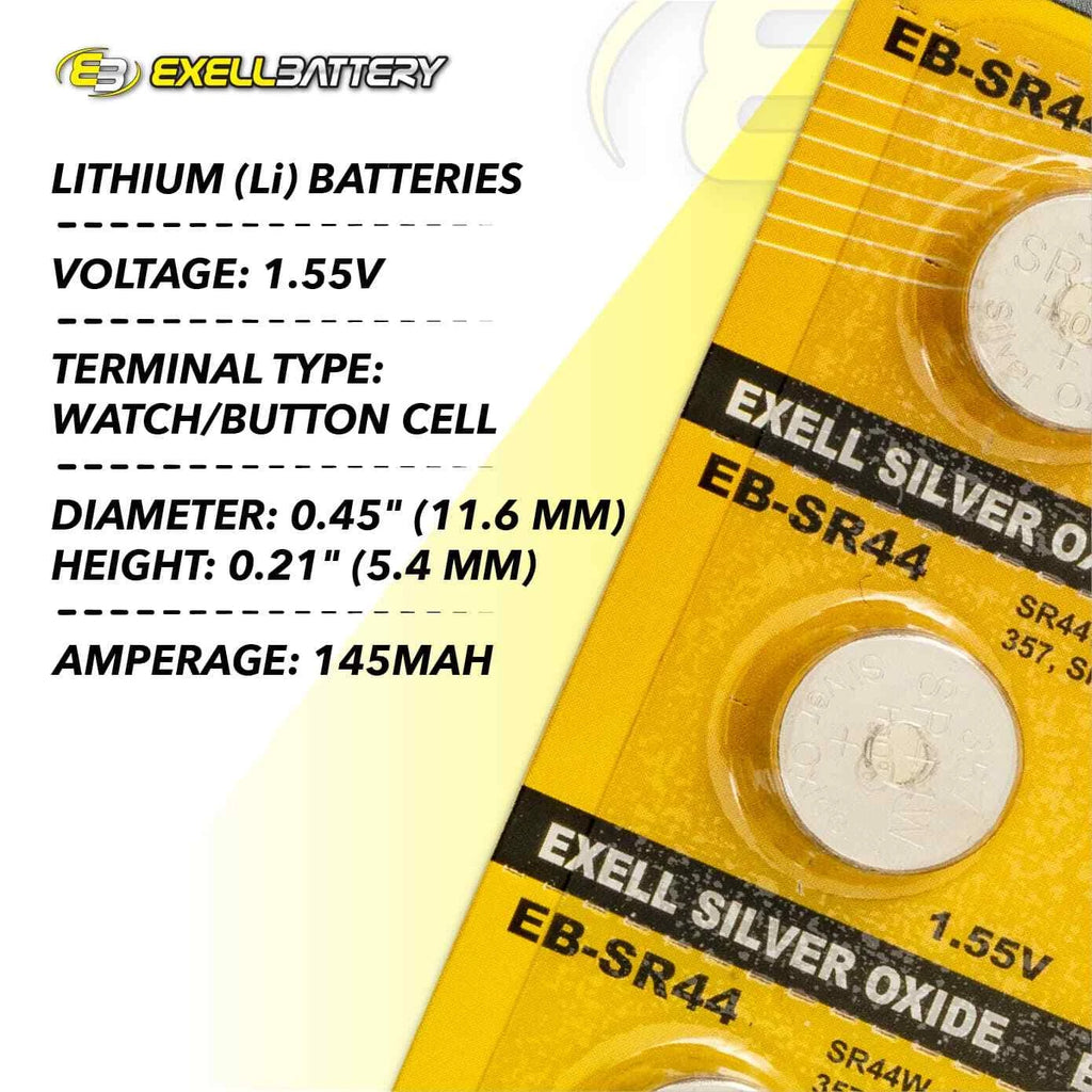 Exell Battery Silver Oxide Watch Battery
