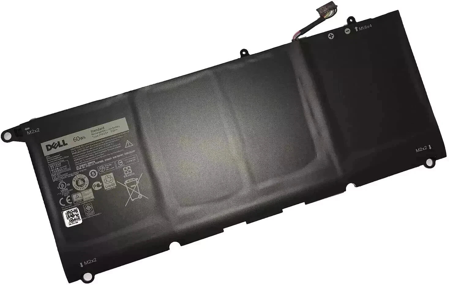 OEM PW23Y Battery For Dell XPS 13 9360 D1605G 0RNP72 0TP1GT 0PW23Y 60Wh NEW