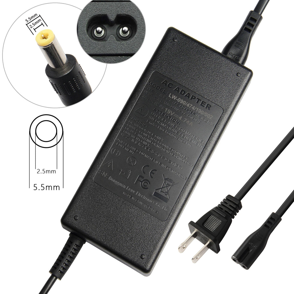 For Toshiba Satellite Laptop AC Adapter Charging Cable C50 C55 C75 Power Supply