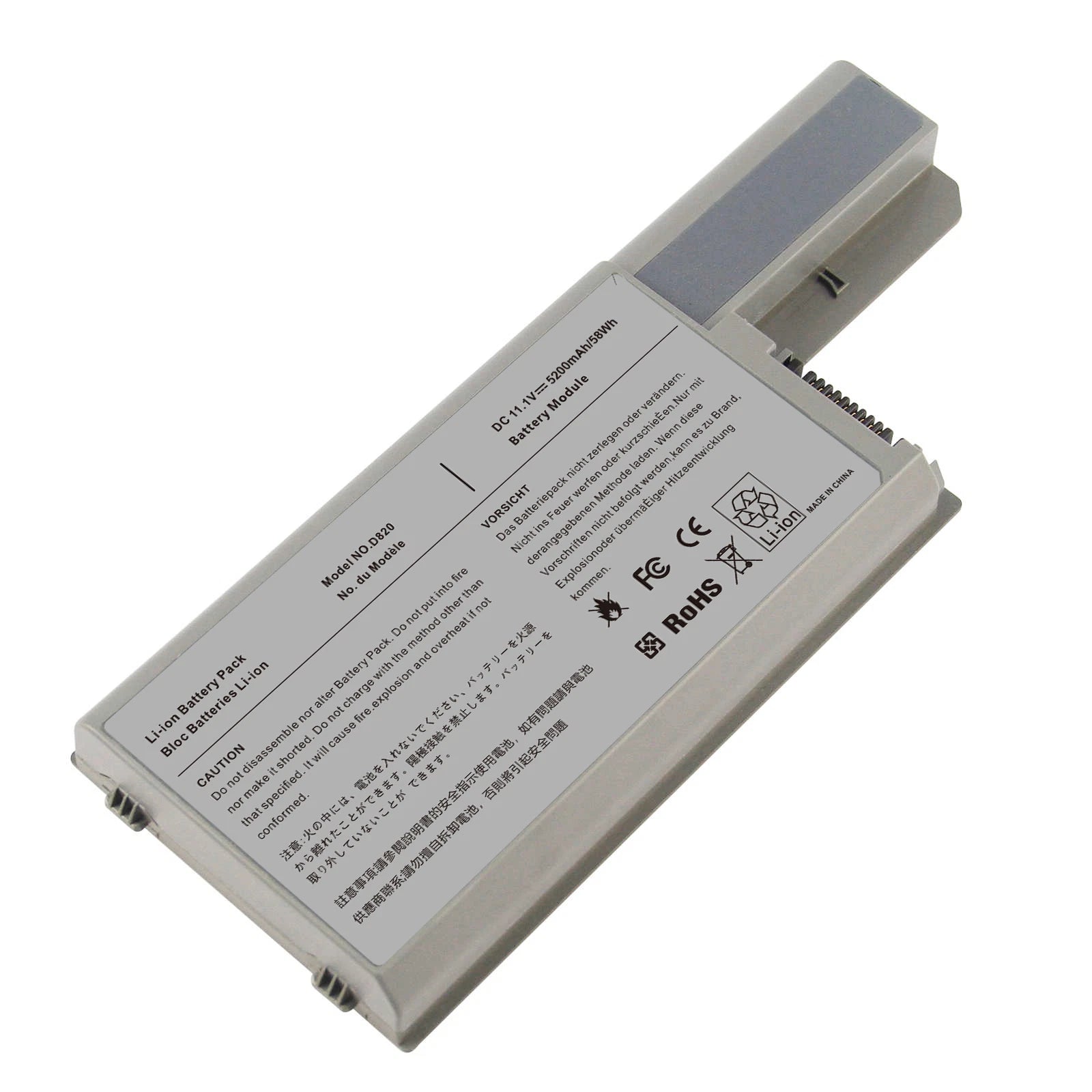 6 Cell Battery For Dell Latitude D820 D830 D530 D531 D531N M65 DF192 CF704 YD623