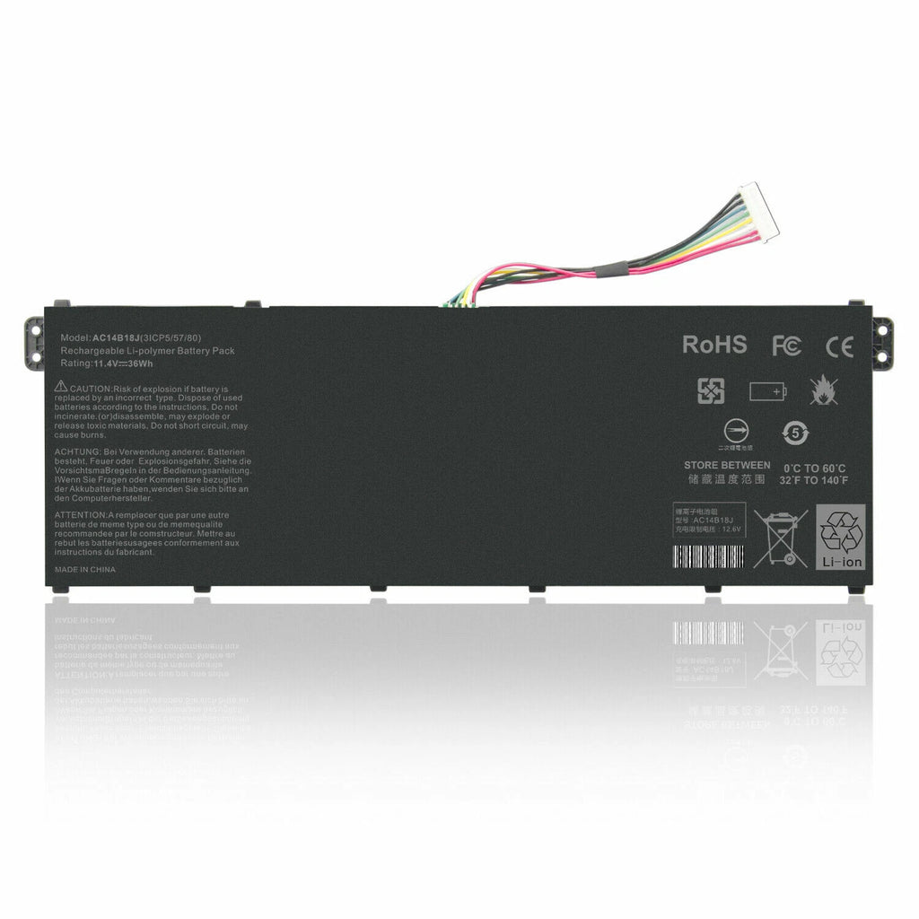 Laptop Battery for Acer Chromebook CB5-311 CB3-531 CB5-571 AC14B18J Fancy