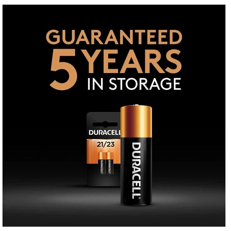 4 x Duracell A23 21/23 Alkaline Batteries, MN21 MN23 23A GP23 (2x2 PK)