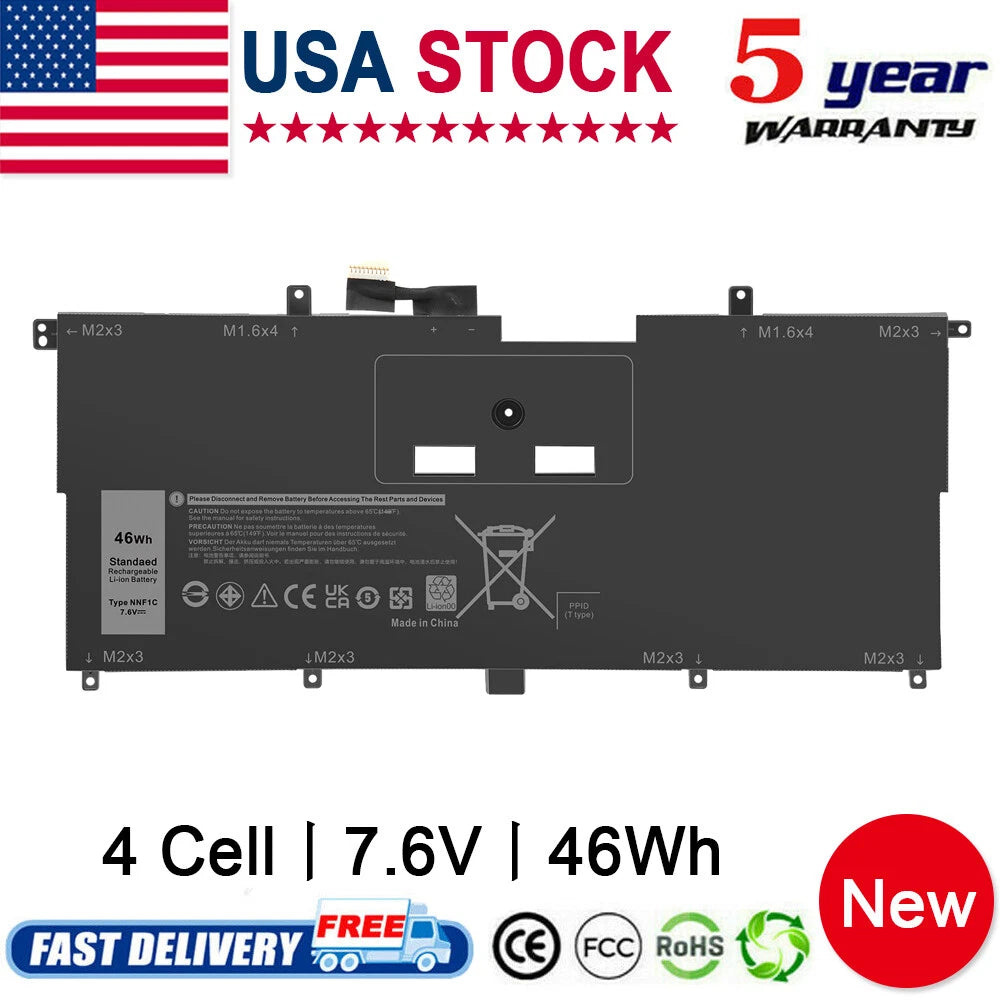 NNF1C Battery for Dell XPS 13 9365 2in1 2017 Series 13-9365-D1605TS 0NNF1C HMPFH