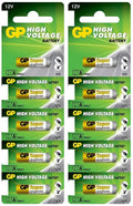10 Pcs GP 27A GP27A 12V Alkaline Remote Battery EXP. 2018