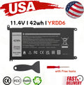 Battery For Dell Inspiron 14 15 17 3493 3501 3583 3593 5584 Latitude 3310 YRDD6