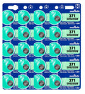 Murata 371 Battery SR920SW 1.55V Silver Oxide Watch Button Cell (20 Batteries)