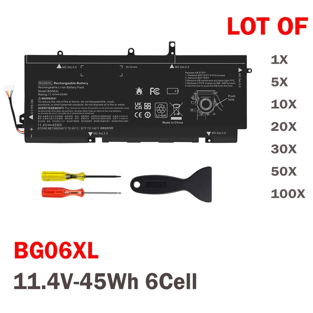 ??LOT BG06XL Battery For HP EliteBook 1040 G3 Series HSTNN-IB6Z 804175-181 45Wh