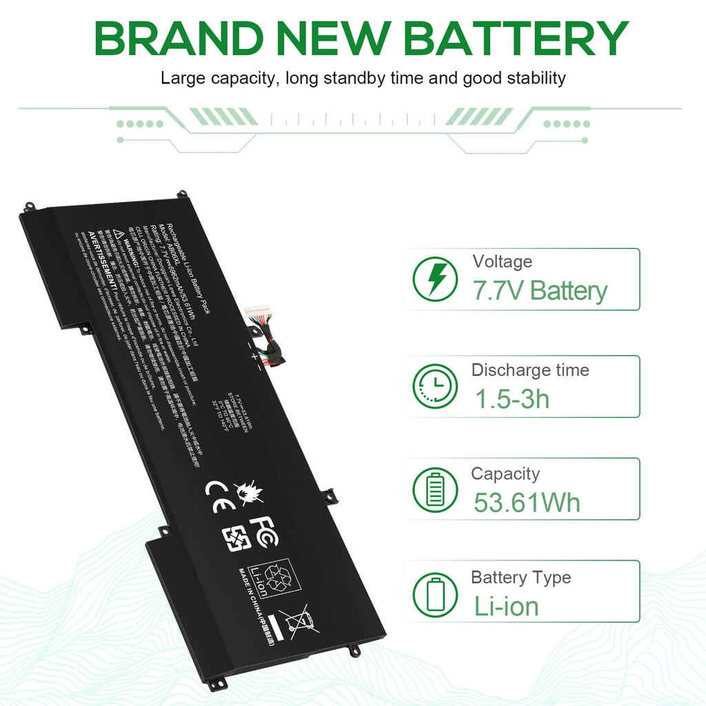 AB06XL Battery For HP Envy 13-AD000 Series HSTNN-DB8C 921408-2C1 921438-855