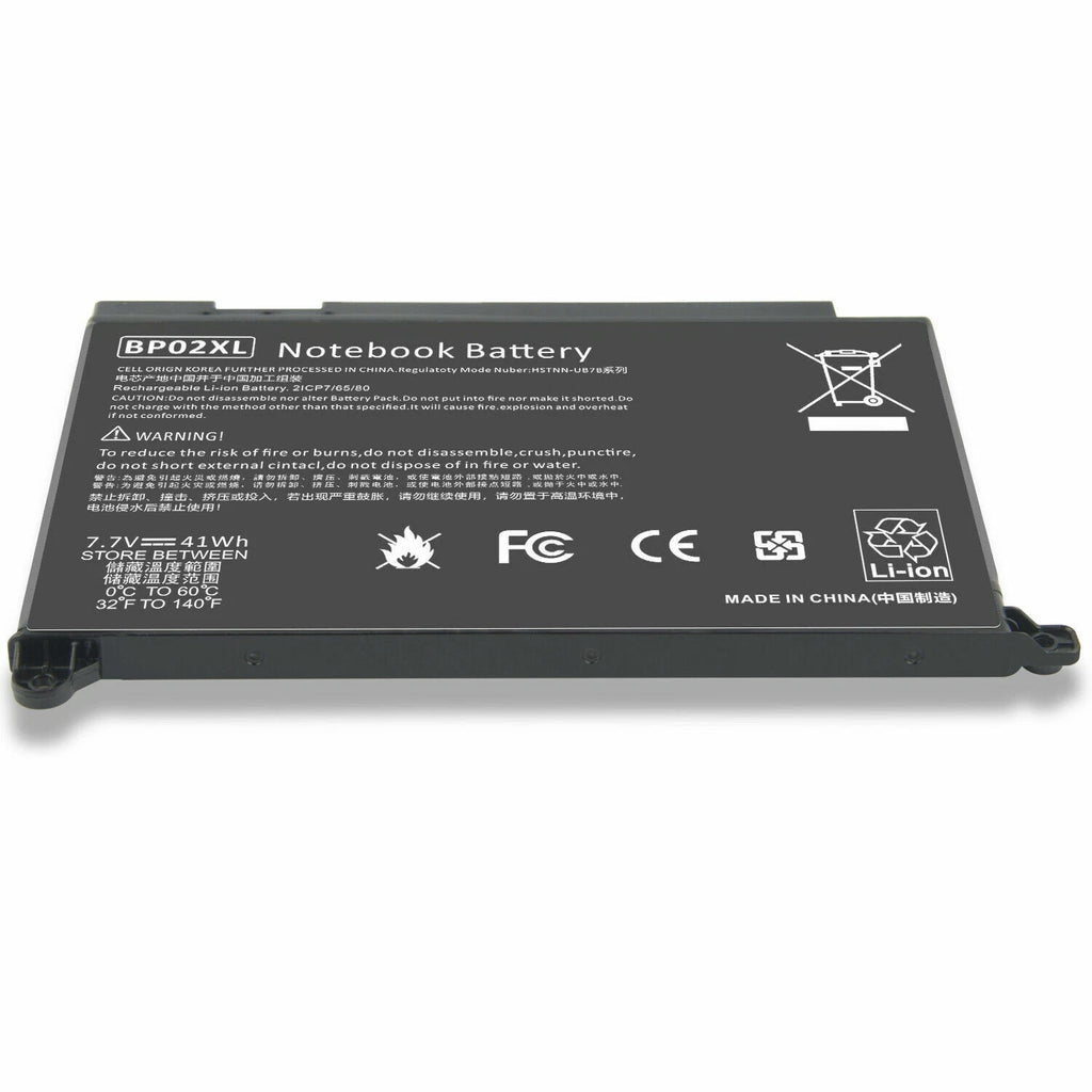 BP02XL Battery For HP Pavilion 849569-541 849909-850 849569-421 HSTNN-LB7H Fast