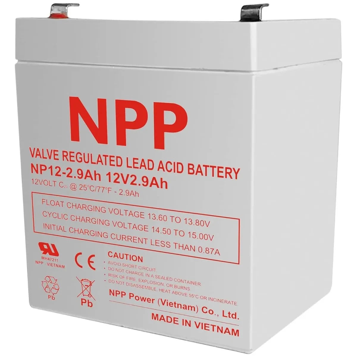 NPP NP12-2.9Ah NP 12V 2.9Ah AGM VRLA Battery