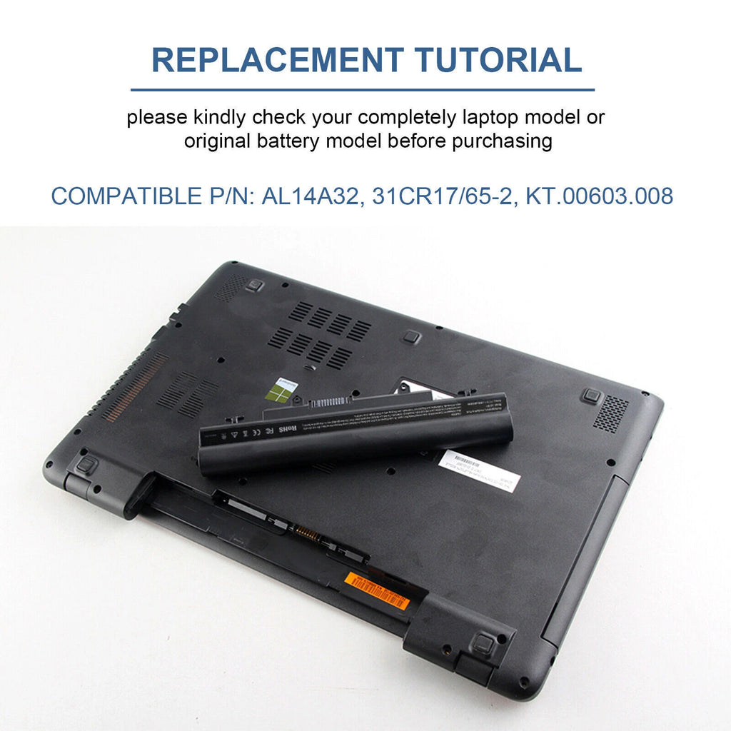 AL14A32 Battery For Acer Aspire E5-531 E5-551,E5-571,E5-572 E5-572G 6cell