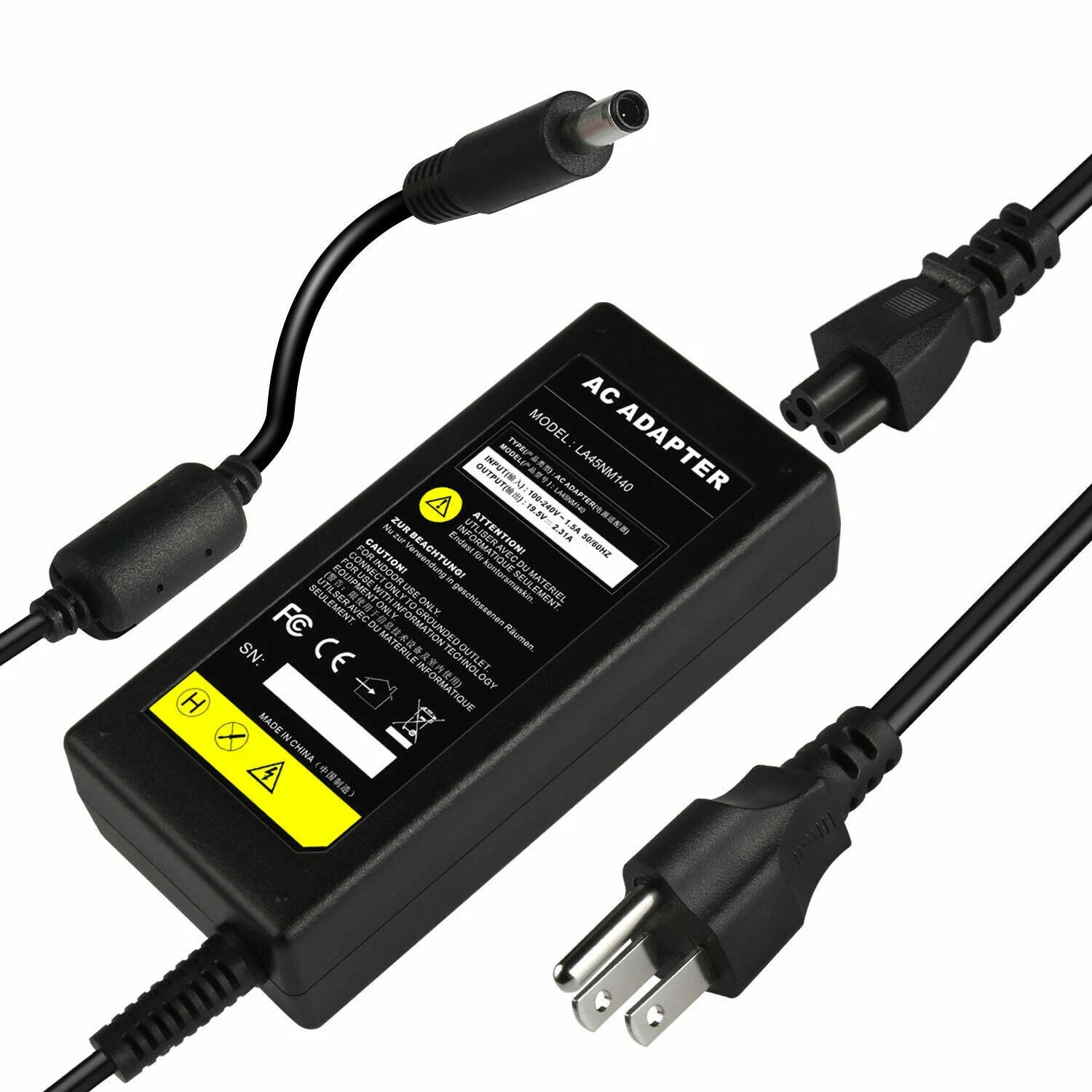 AC Adapter Charger for Dell Inspiron 14-3458 P25T P24T P69G P76G P51F P54G P28E