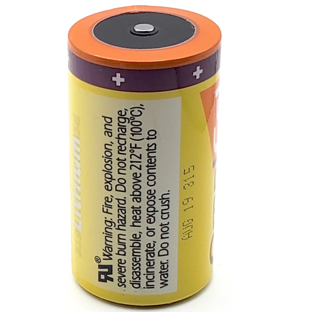 OmniCel ER34615 3.6V 19Ah Sz D Lithium Button Top Battery Sensors Detectors