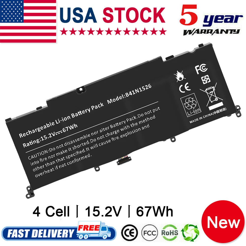 B41N1526 Battery For Asus ROG Strix GL502 GL502V GL502VS DB71 GL502VM 15.2V 67Wh