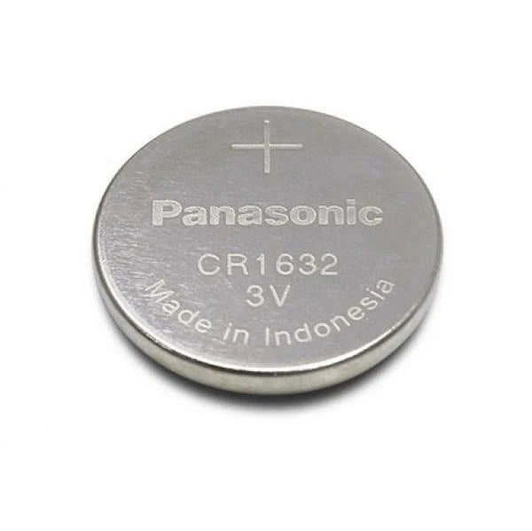 Panasonic CR1632 3 Volt Lithium Coin Battery pack of 5