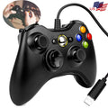 Wired USB Game Controller Gamepad for Microsoft XBOX 360 & PC WIN 7 8 10 Black